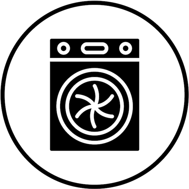 Vectorontwerp Auto Machine Icon Style