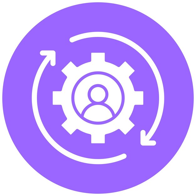 Vectorontwerp Autobiografie Icon Stijl