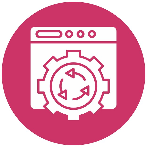 Vectorontwerp Automatie Icon Stijl