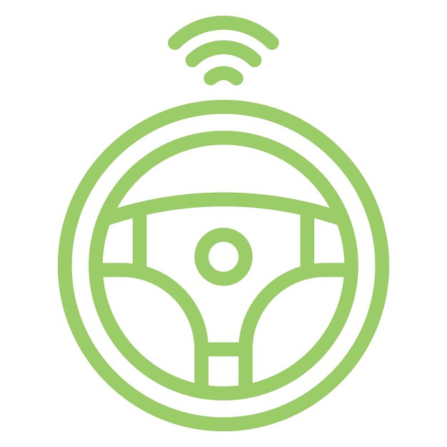 Vector vectorontwerp autopilot icon style