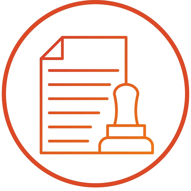 Vectorontwerp Autoriteit Icon Stijl
