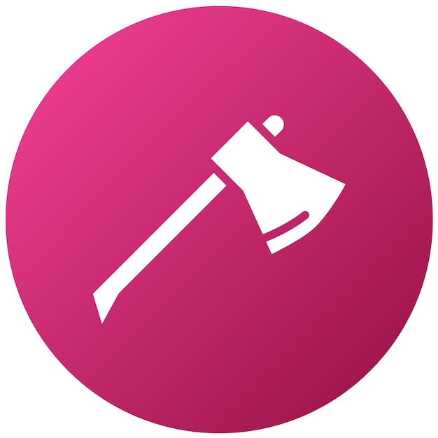 Vectorontwerp Ax Icon Style