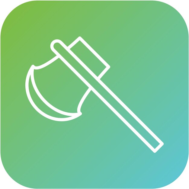 Vectorontwerp Axe Icon Style