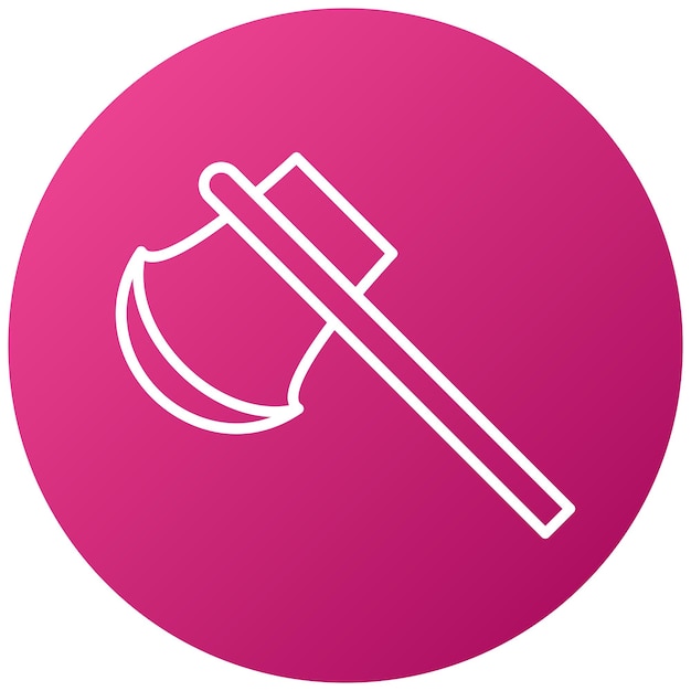 Vectorontwerp Axe Icon Style