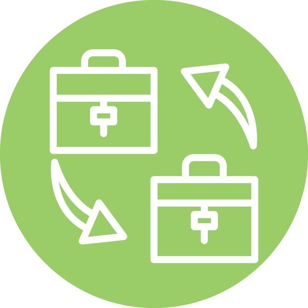 Vectorontwerp B2B Icon Style