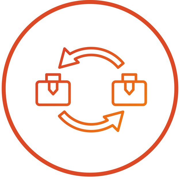 Vectorontwerp B2B Icon Style