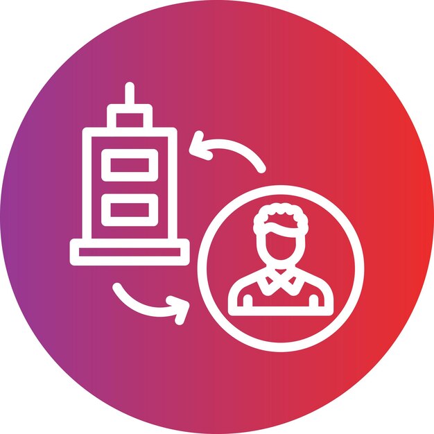 Vectorontwerp B2C Icon Style