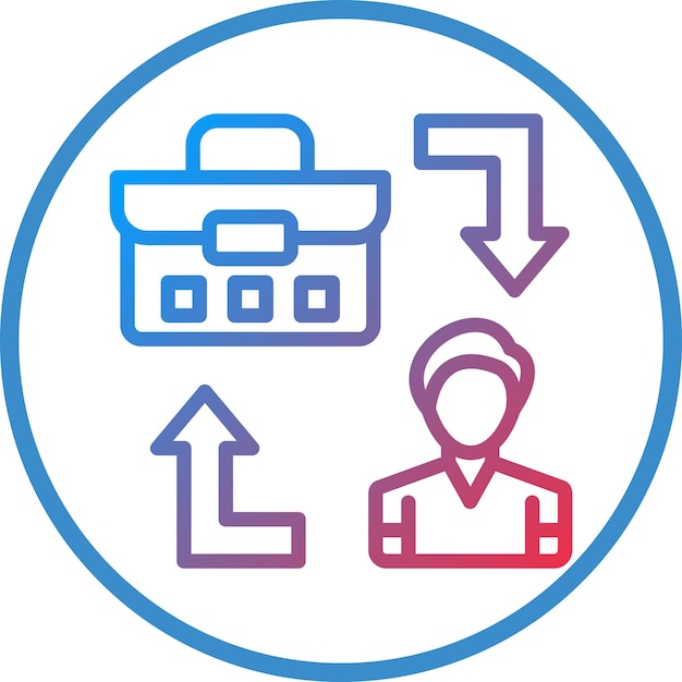 Vectorontwerp B2C Icon Style