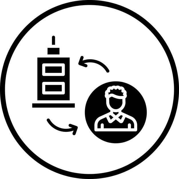 Vectorontwerp B2C Icon Style
