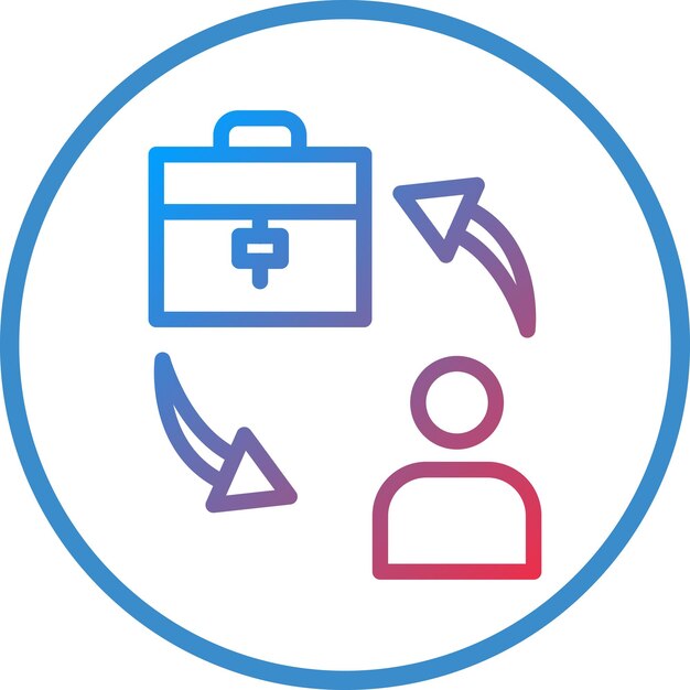 Vectorontwerp B2C Icon Style