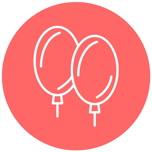 Vectorontwerp Ballon Icon Style