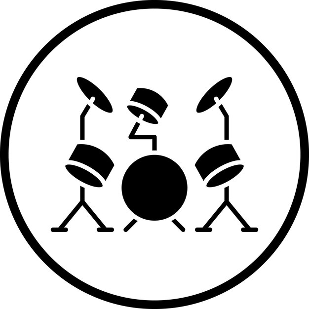 Vector vectorontwerp band icon style