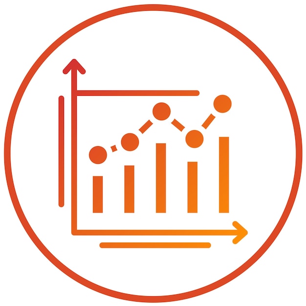 Vectorontwerp Bar Graph Icon Style