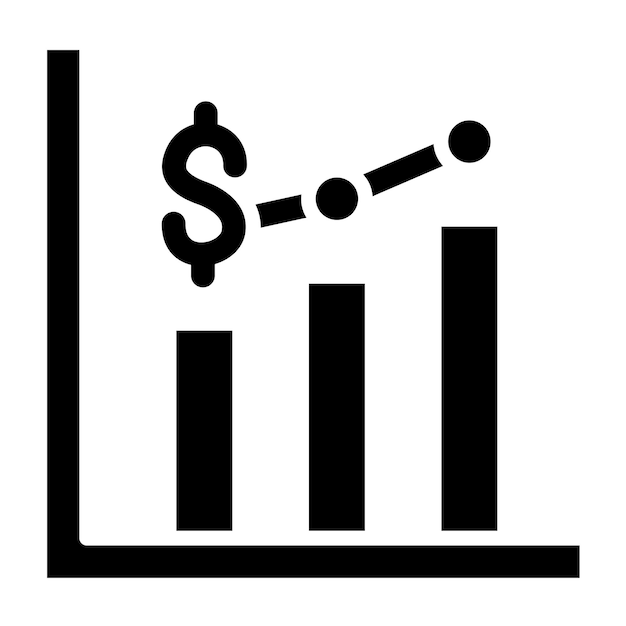 Vectorontwerp Bar Graph Icon Style