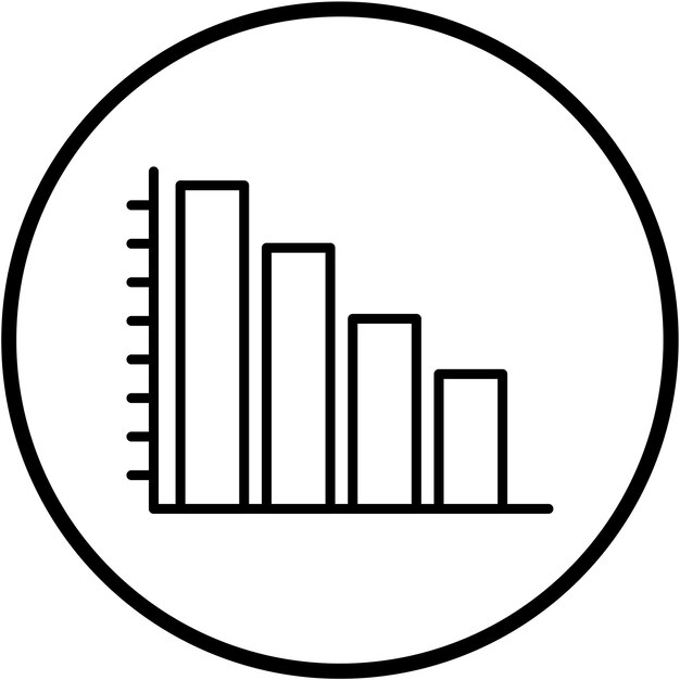 Vectorontwerp Bar Graph Icon Style