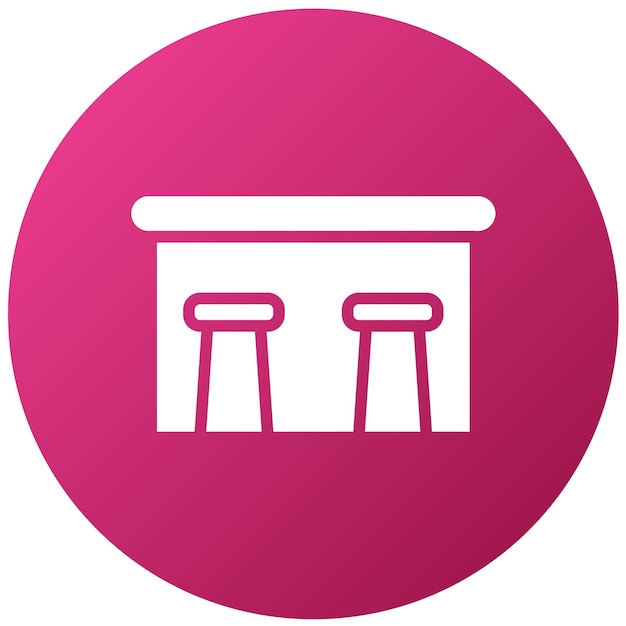 Vectorontwerp Bar Table Icon Style