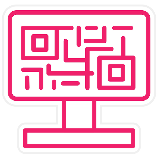 Vectorontwerp Barcode Icon Style