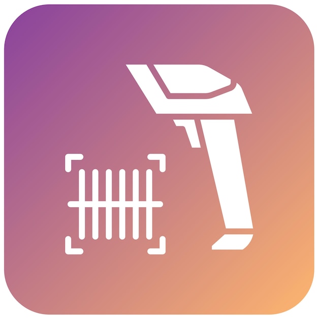 Vectorontwerp Barcode Scanner Icon Style