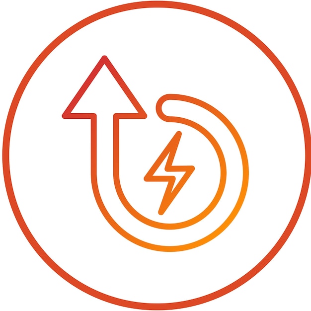 Vectorontwerp Battery Backup Icon Style