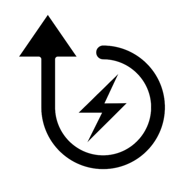 Vectorontwerp Battery Backup Icon Style