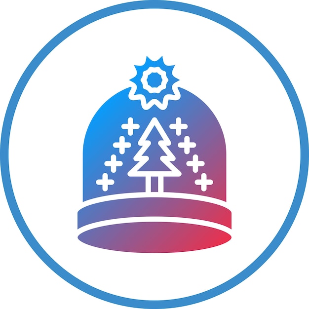 Vectorontwerp beanie icon style