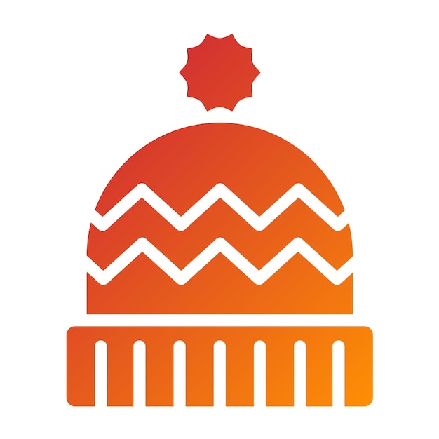 Vectorontwerp Beanie Icon Style