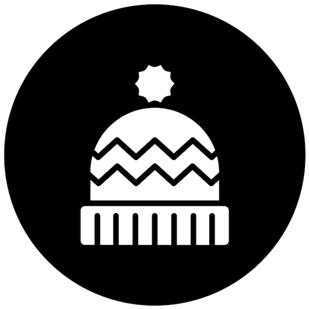 Vectorontwerp Beanie Icon Style