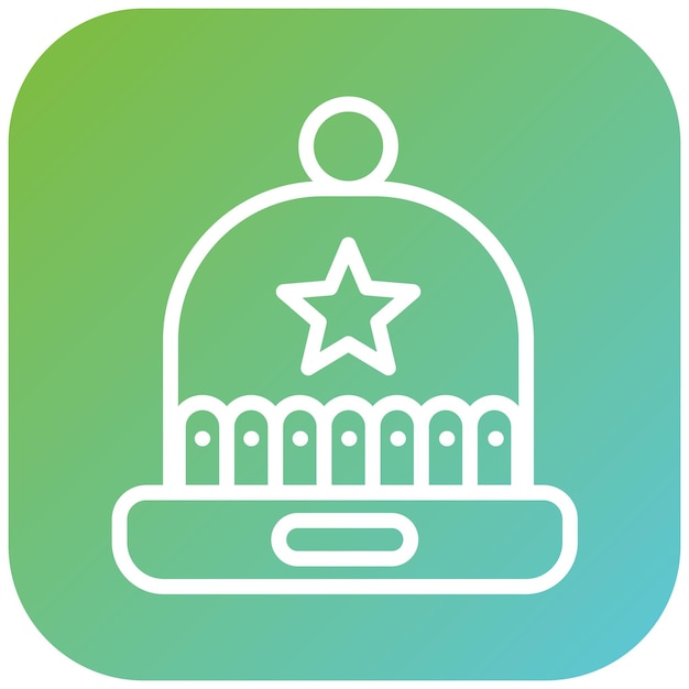 Vectorontwerp Beanie Icon Style
