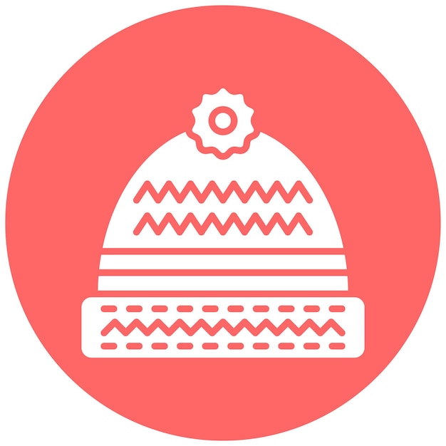 Vectorontwerp Beanie Icon Style