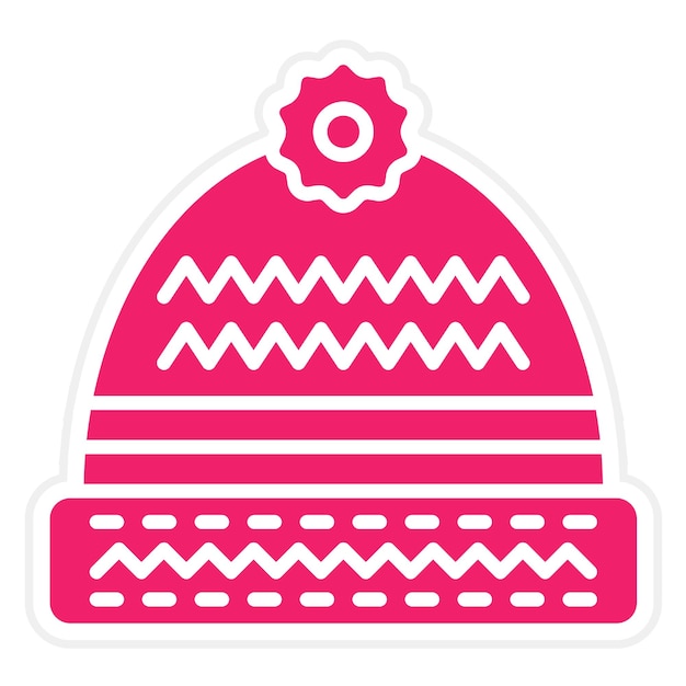 Vectorontwerp Beanie Icon Style