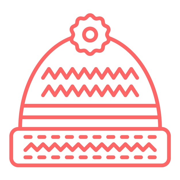 Vectorontwerp Beanie Icon Style