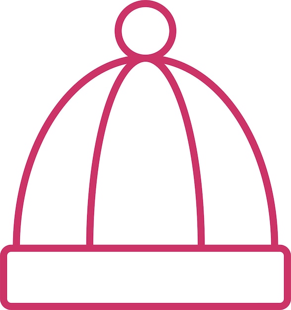 Vectorontwerp Beanie Icon Style
