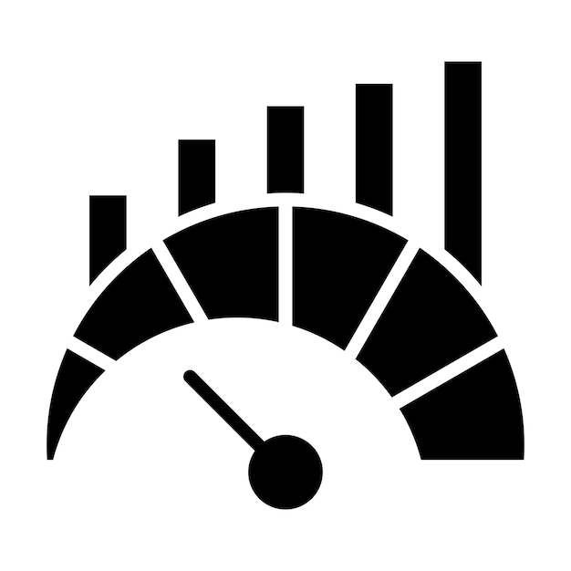 Vector vectorontwerp benchmark icon style