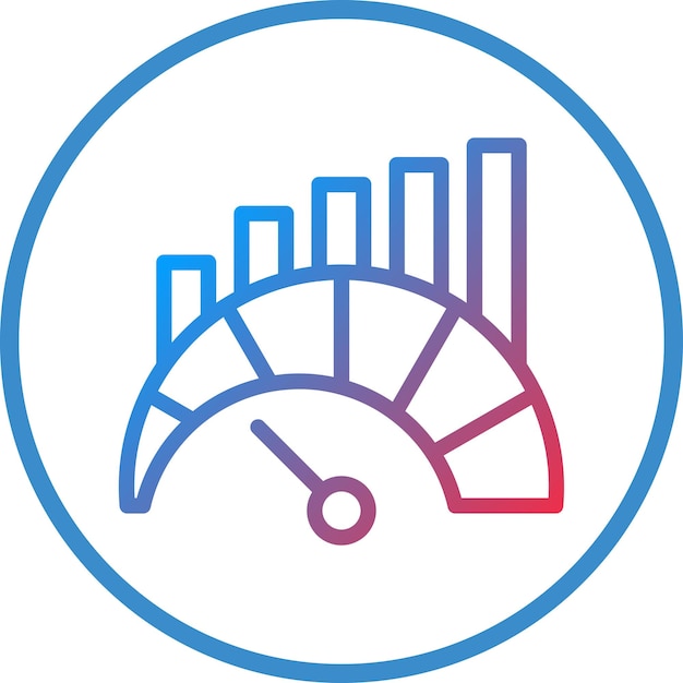 Vectorontwerp Benchmark Icon Style