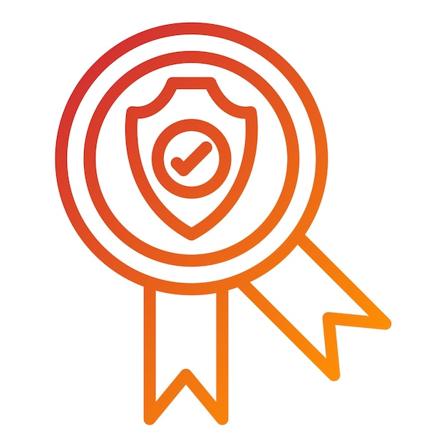 Vectorontwerp Best Practices voor beveiliging Icon Style