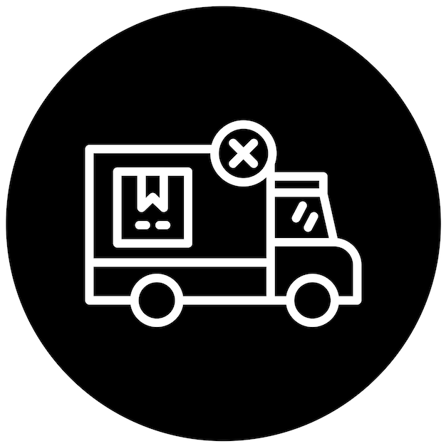 Vectorontwerp bestelling geannuleerd Icon Style