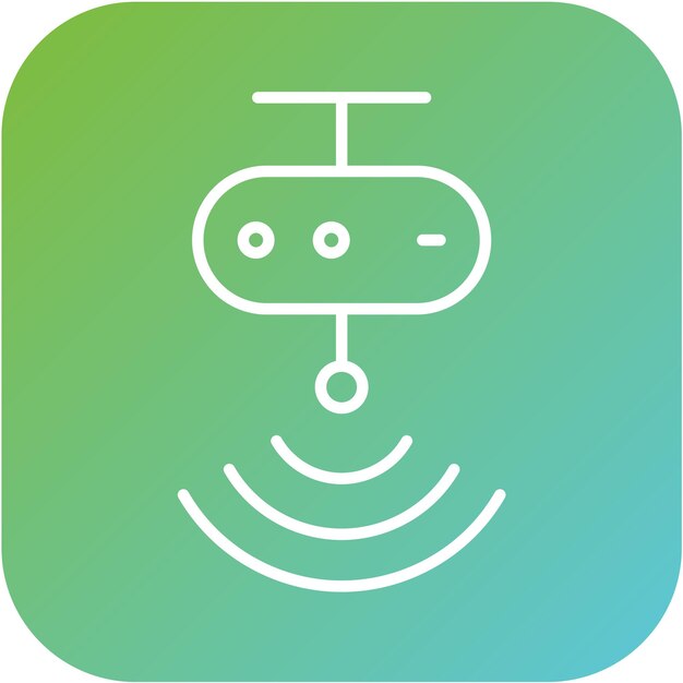 Vectorontwerp Bewegingssensor Icon Stijl