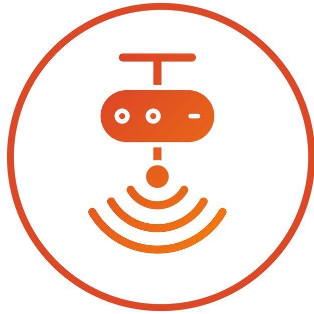 Vectorontwerp Bewegingssensor Icon Stijl