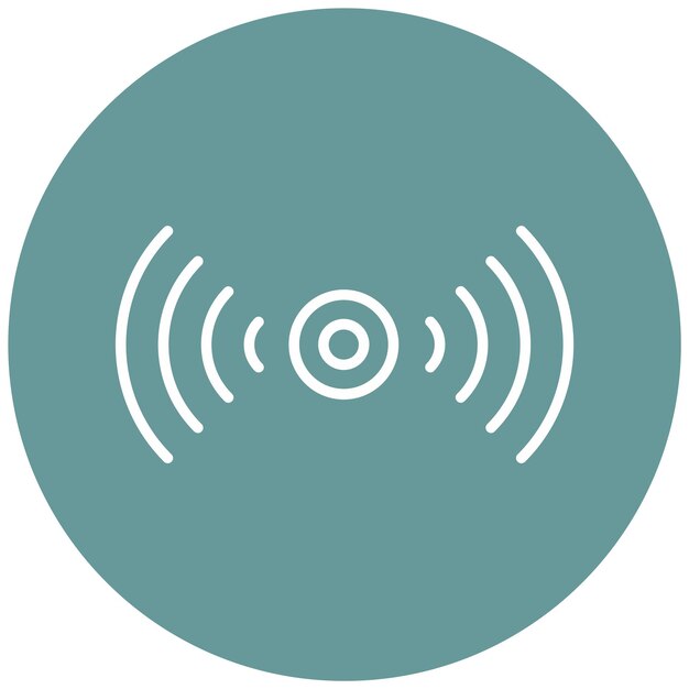 Vectorontwerp Bewegingssensor Icon Stijl