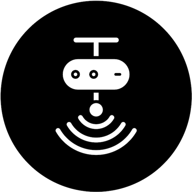 Vectorontwerp Bewegingssensor Icon Stijl