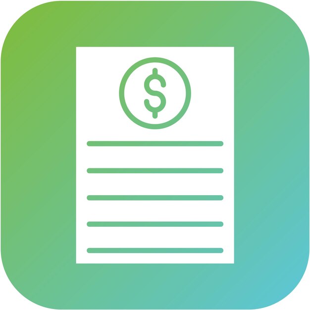 Vectorontwerp Bill Icon Style