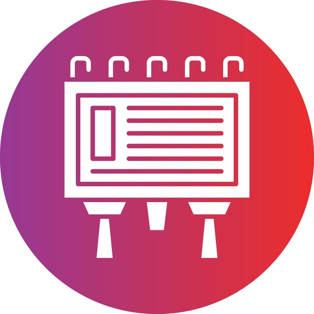 Vectorontwerp Billboard Icon Style