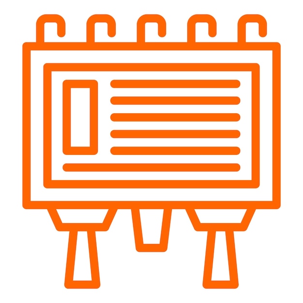 Vectorontwerp Billboard Icon Style
