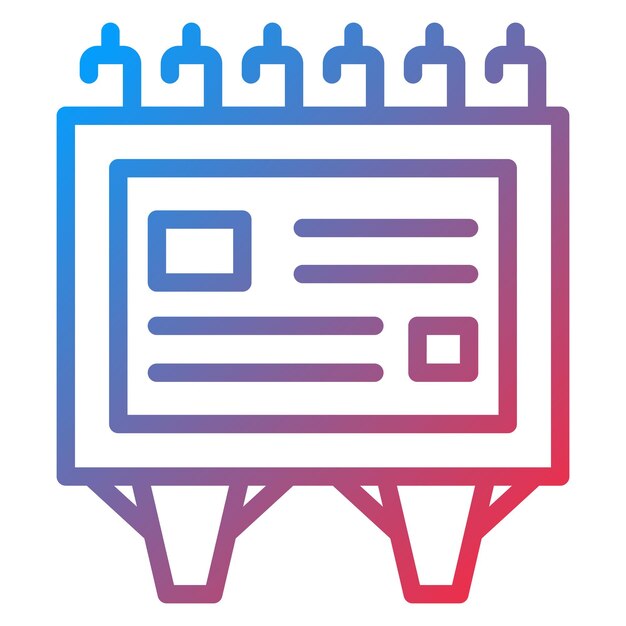 Vectorontwerp Billboardontwerp Icon Stijl