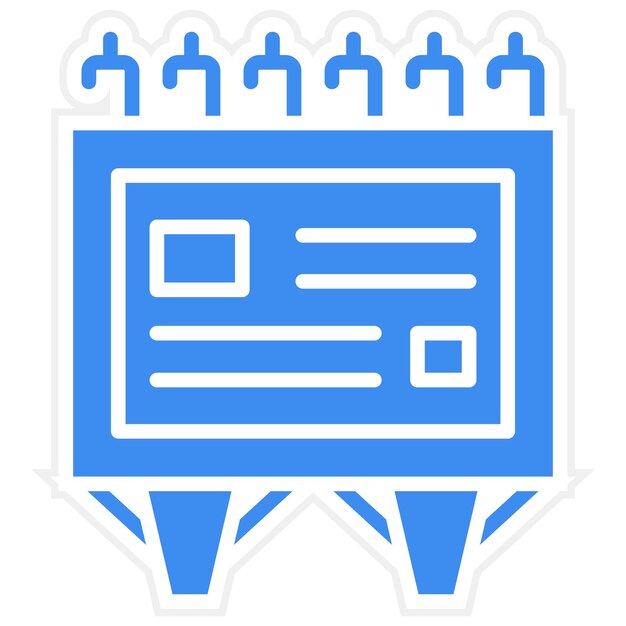 Vectorontwerp Billboardontwerp Icon Stijl