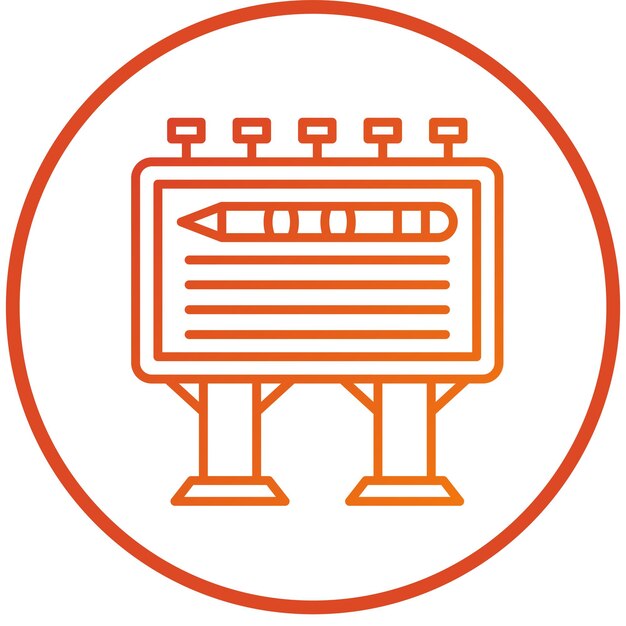 Vectorontwerp Billboardontwerp Icon Stijl