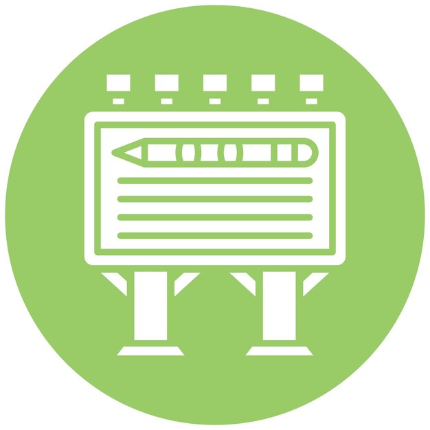 Vectorontwerp Billboardontwerp Icon Stijl