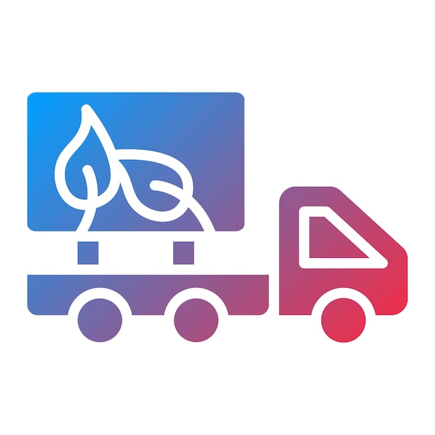 Vectorontwerp Biofuel Tank Icon Style