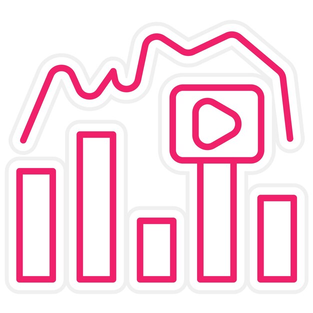 Vectorontwerp Bitrate Icon Style