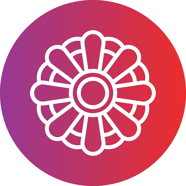 Vectorontwerp Bloemenontwerp Icon Stijl